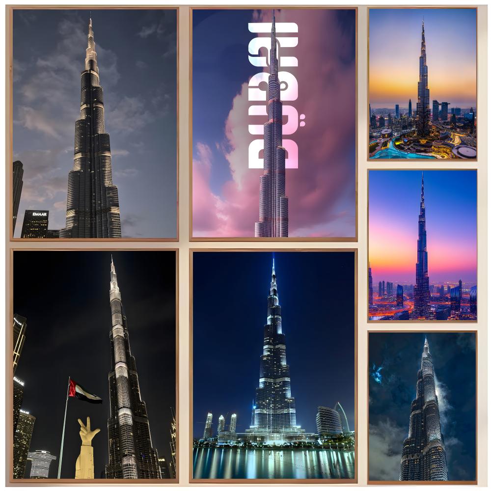 Interior Design And Build - B-Burj Khalifa Mimari Anıtı Posteri –
