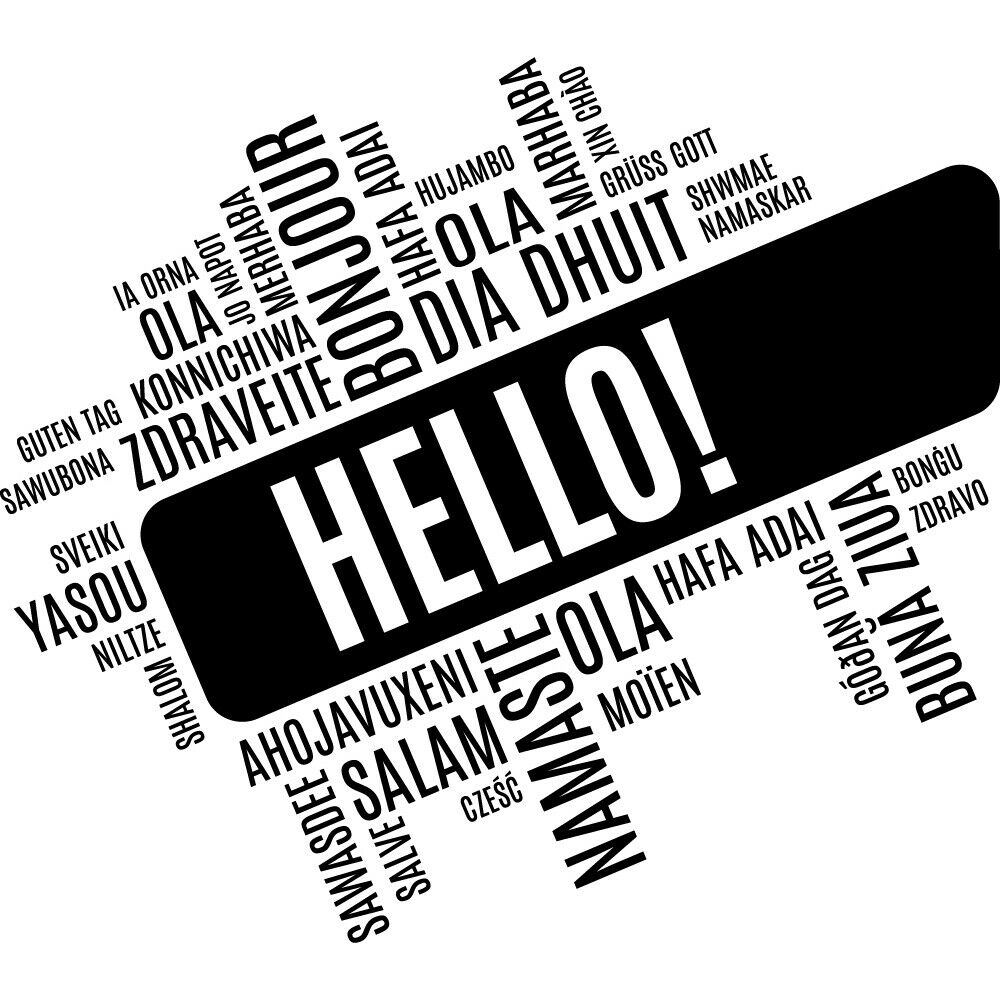 Hello yabancı dil duvar çıkart - Interior Design Language incelemesi ve fiyatı